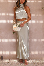 Inaia - Élégante Ensemble de Jupe Longue