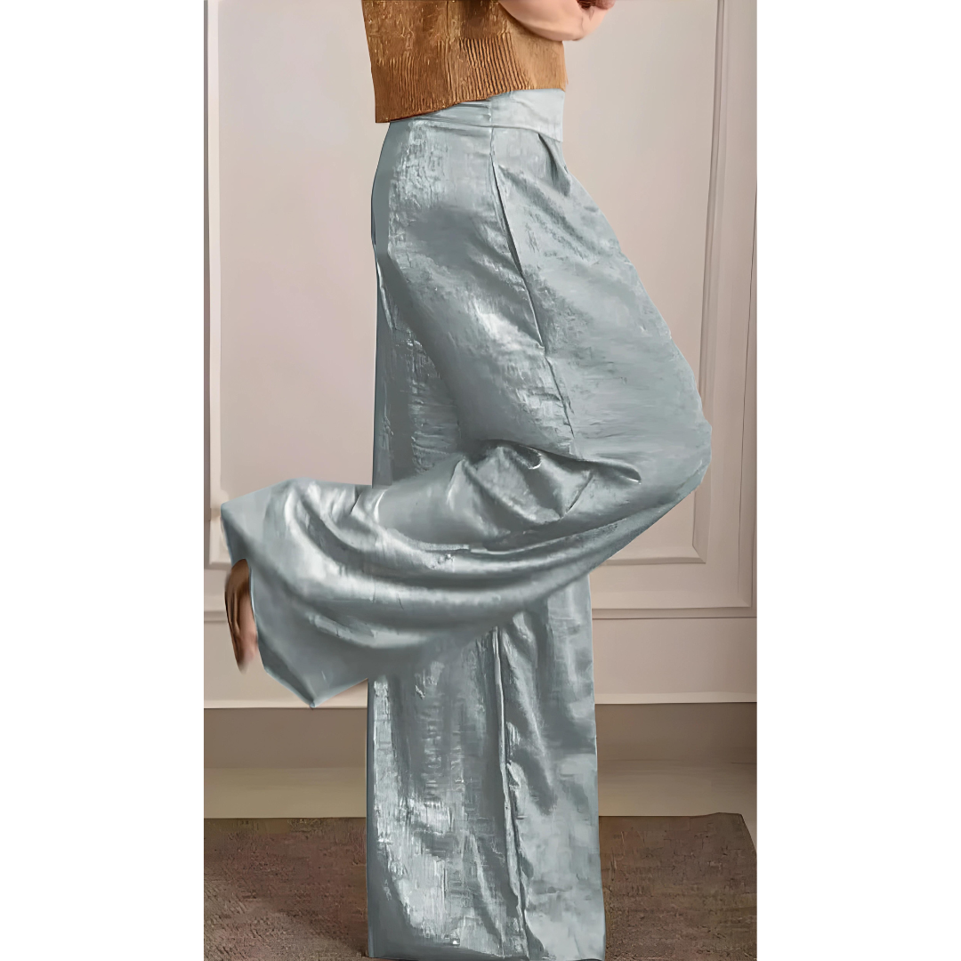 Élégant Pantalon Taille Haute