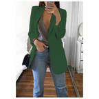 Blazer Femme à Double Boutonnage Imprimé - Parfait pour le Bureau