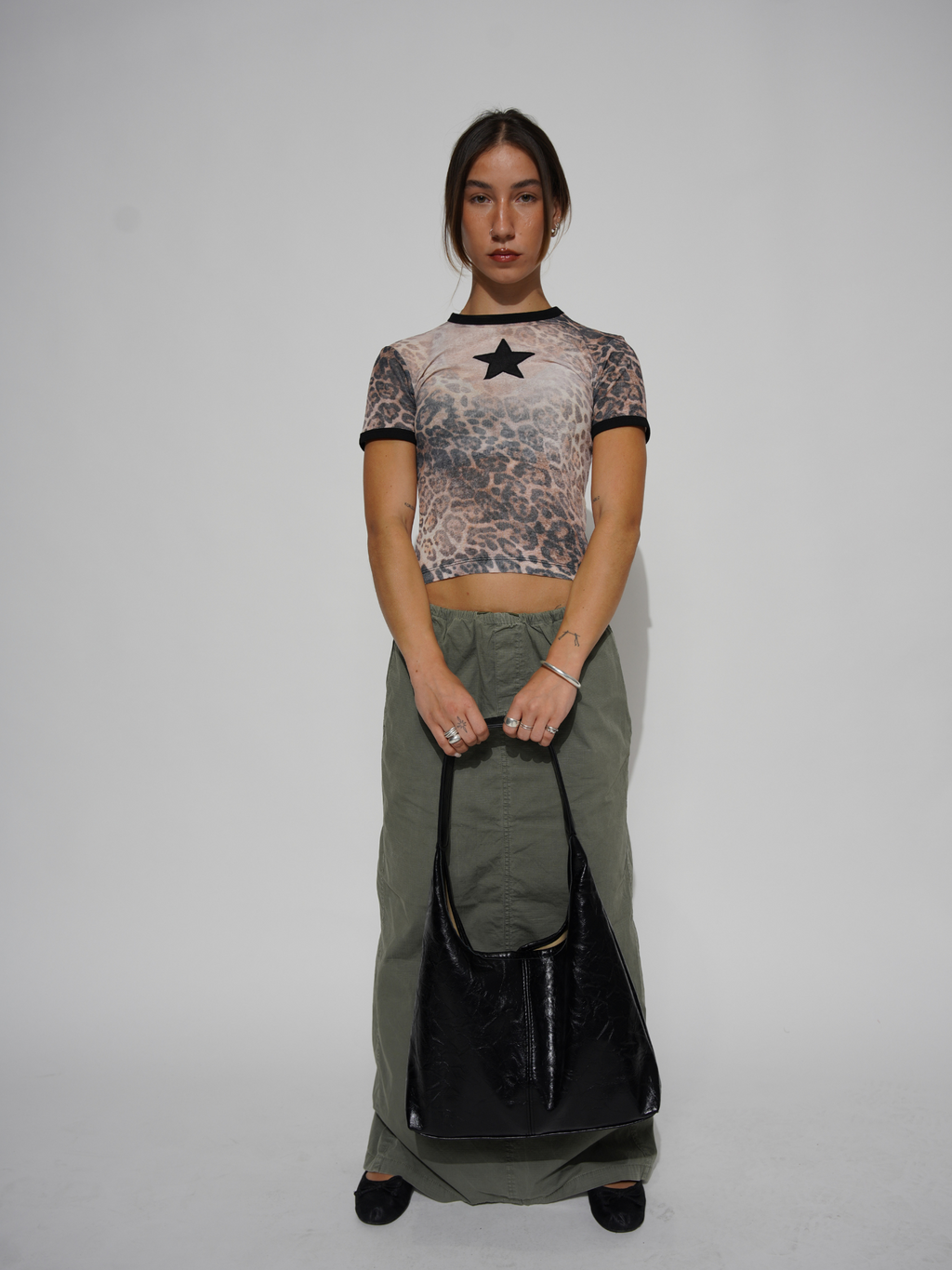 Sac fourre-tout en cuir vieilli au style rétro