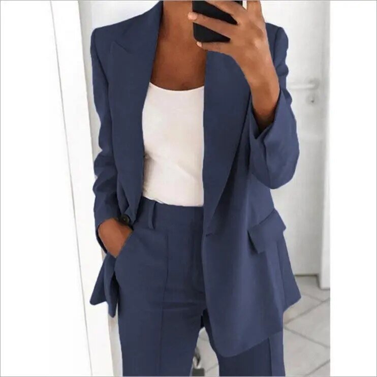 Blazer et Pantalon Ample Coordonnés