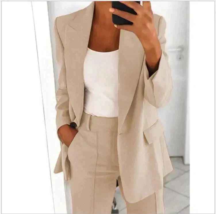 Blazer et Pantalon Ample Coordonnés