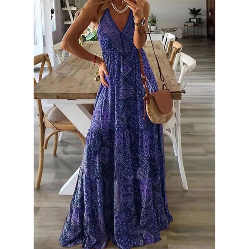 Robe Maxi Fleurie d'Été - Collection Aiah
