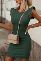 Robe Mini à Manches Dolman Parfaite pour Voyager