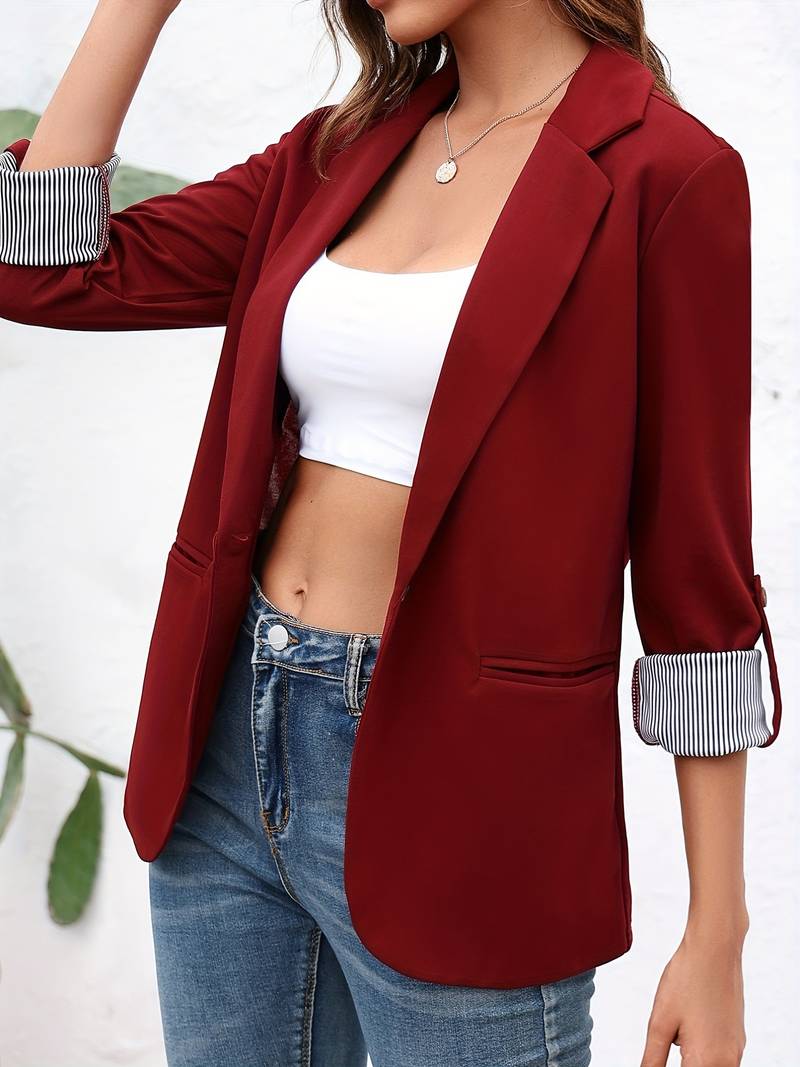 Blazer Élégant pour un Look Décontracté et Sophistiqué