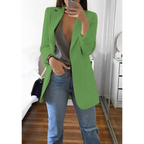 Blazer Femme à Double Boutonnage Imprimé - Parfait pour le Bureau