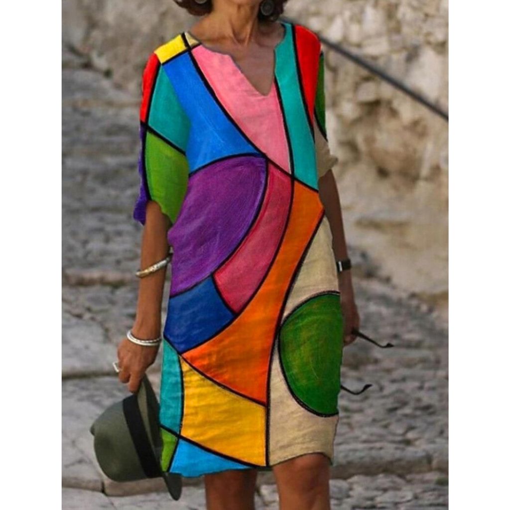 Charmante Robe à Motif Floral