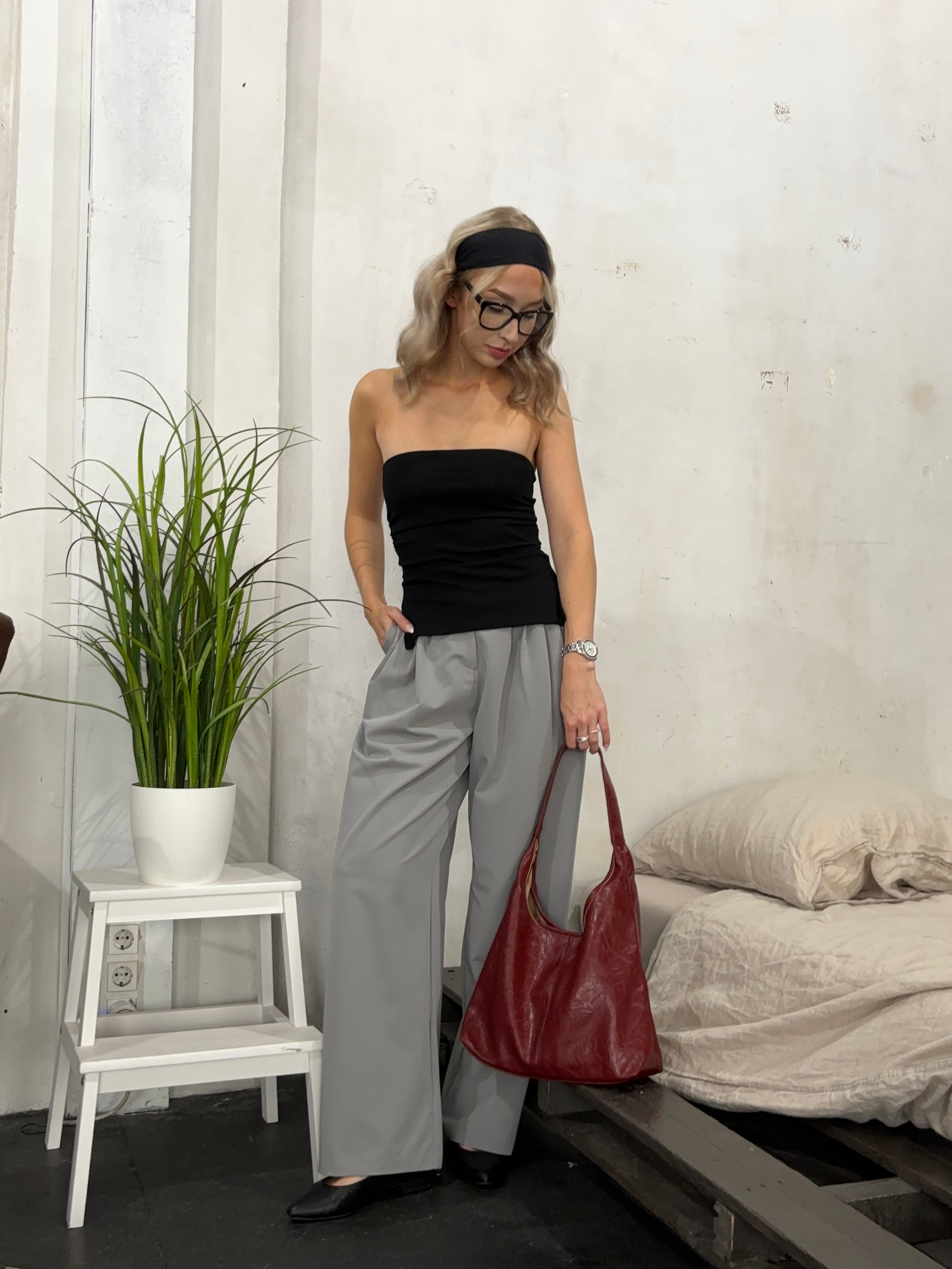 Sac fourre-tout en cuir vieilli au style rétro