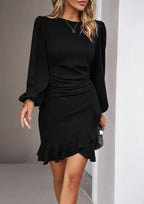 Triska - Robe Bodycon à Ourlet Flottant