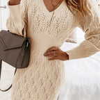 Chic et Confortable Robe en Tricot