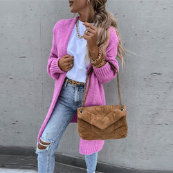 Cardigan long en tricot doux pour un confort inégalé