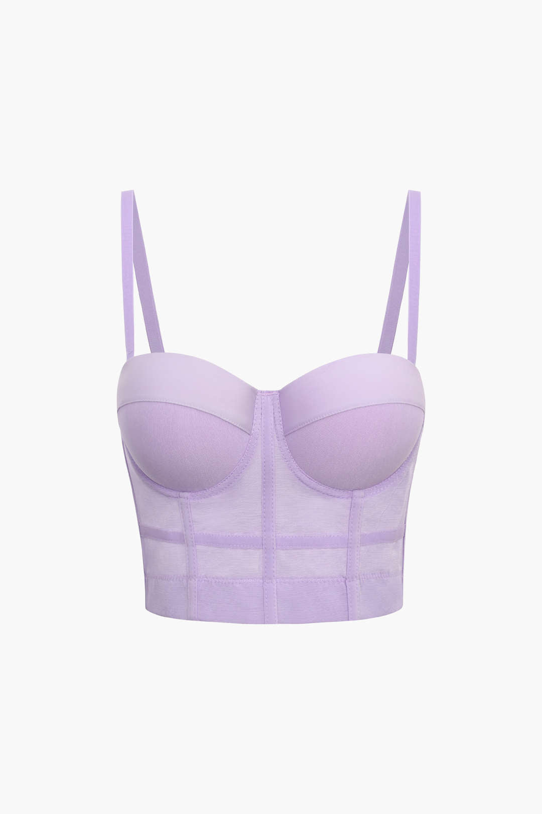 Élégant Bustier en Maille avec Armatures