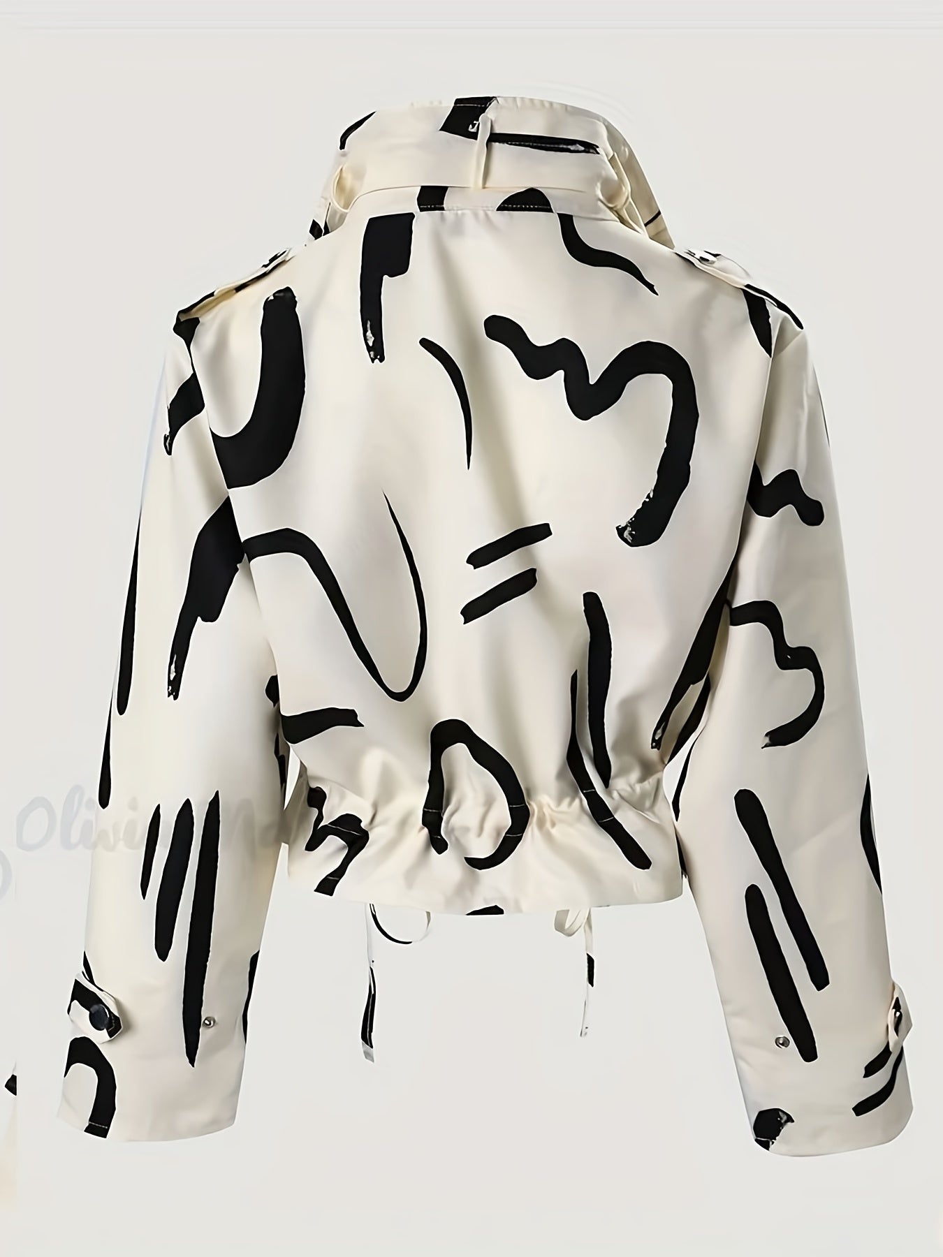 Élégante Veste Femme à Col Montant