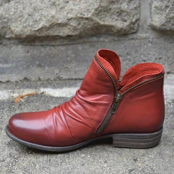 Bottes à fermeture éclair pour femmes