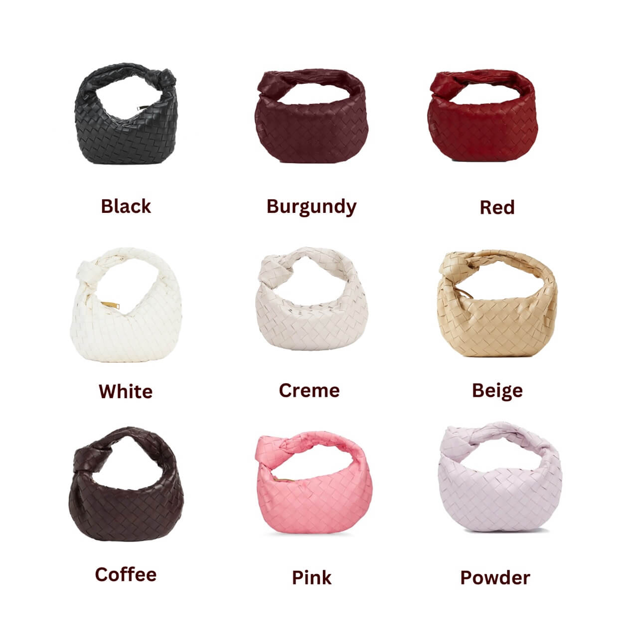 Sac à main tissé chic