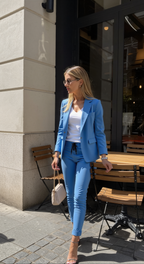Ensemble Chic Blazer et Pantalon Jogging pour Femmes – Tenue Coordonnée Élégante