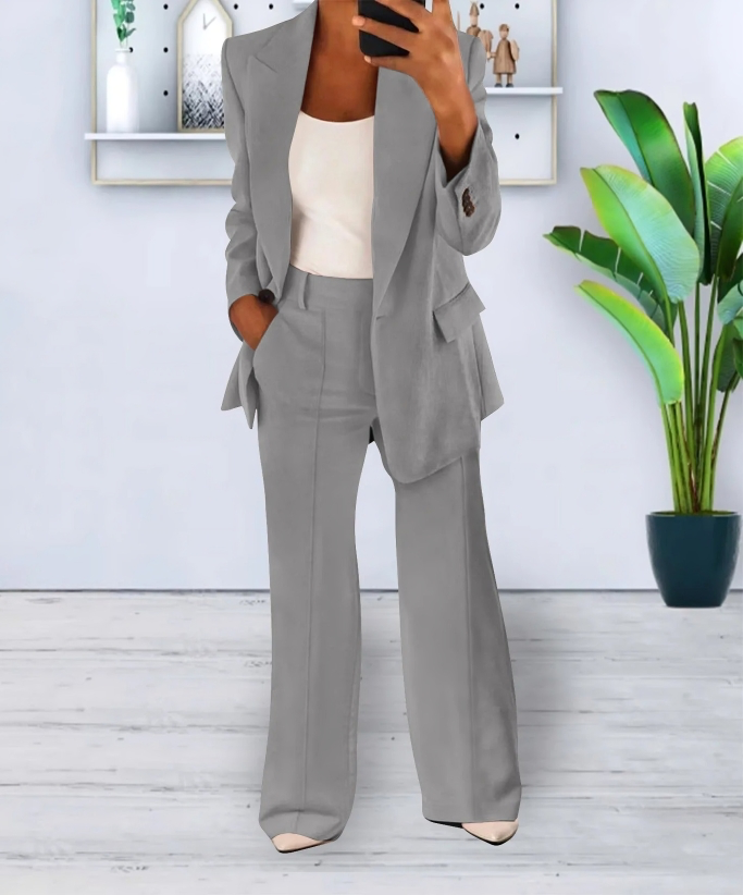 Blazer et Pantalon Ample Coordonnés