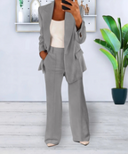 Ensemble Blazer et Pantalon Ample